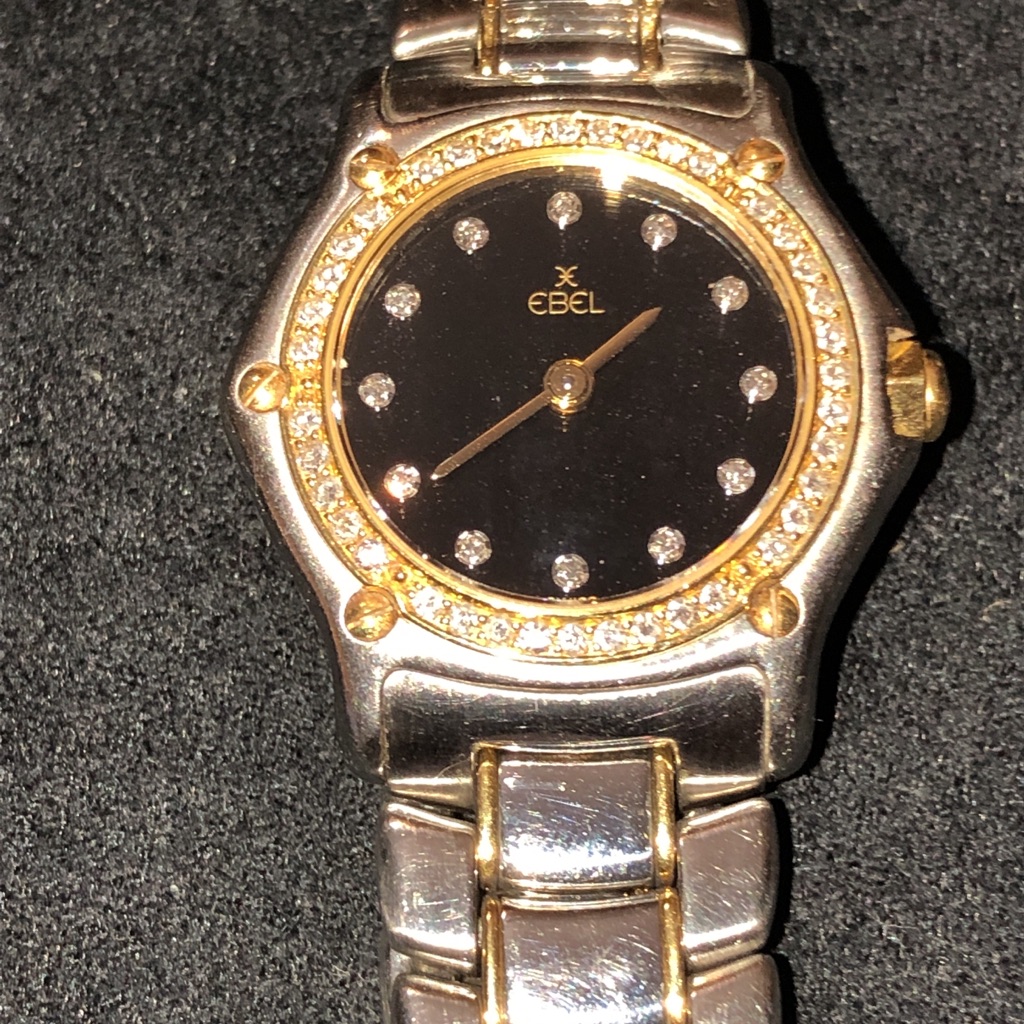Ebel 1911 Sport Classic Diamond Bezel Watch